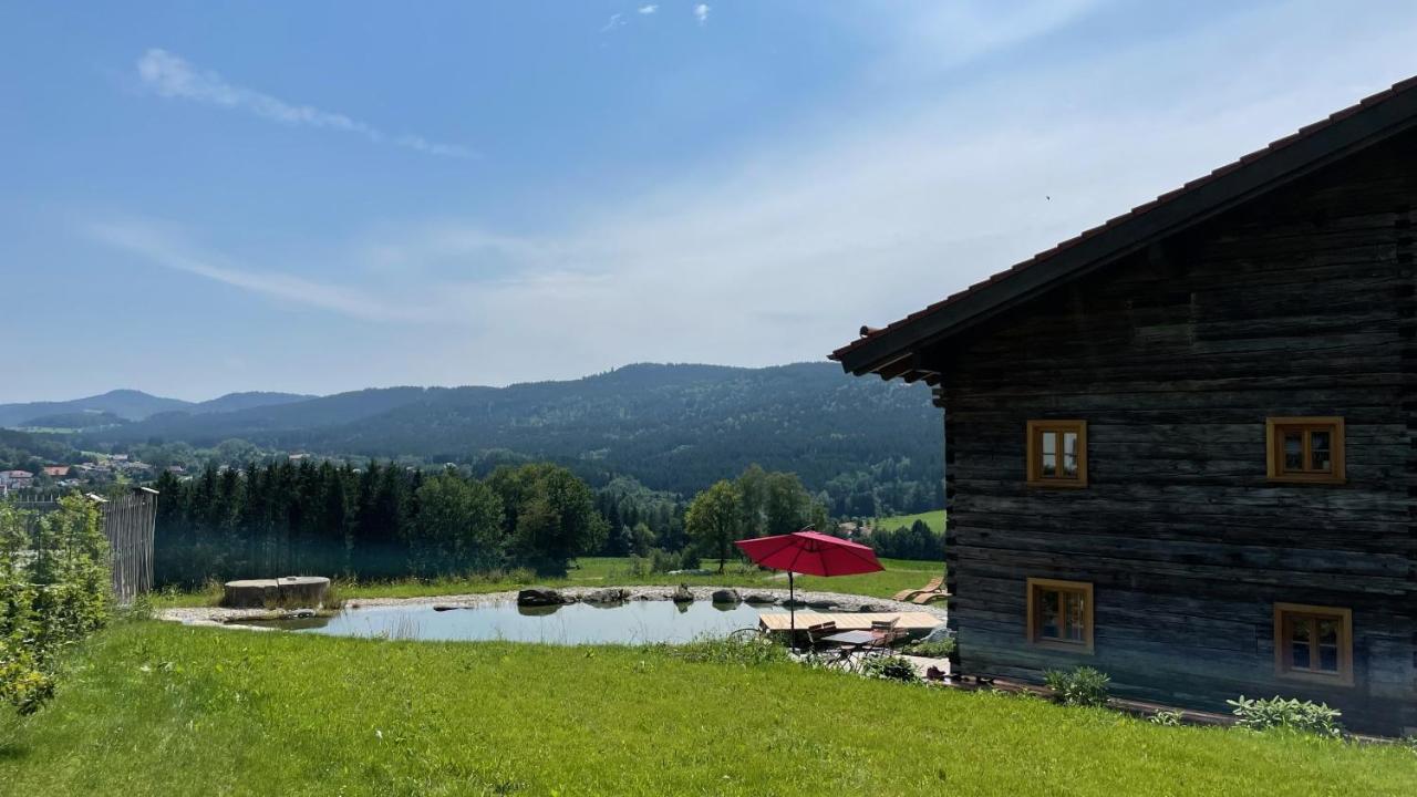Ferienhaus Rehberg14 Drachselsried Eksteriør billede